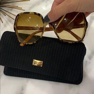 Dolce& Gabbana retro tortoise shell sunglasses